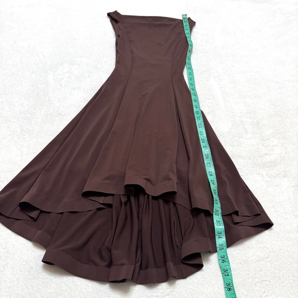 Danielle Guizio sz S Daye Mini Dress Stretch in Chocolate Brown - Picture 9 of 11